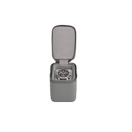 Slate Grey Single Zipped Watch Box 