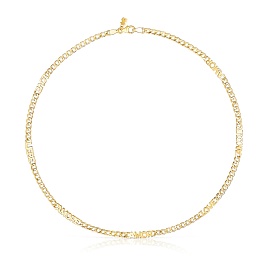 SILVER GOLD PLATED CHAIN 40CM