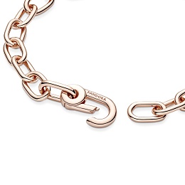 14k Rose gold-plated link bracelet/Браслет